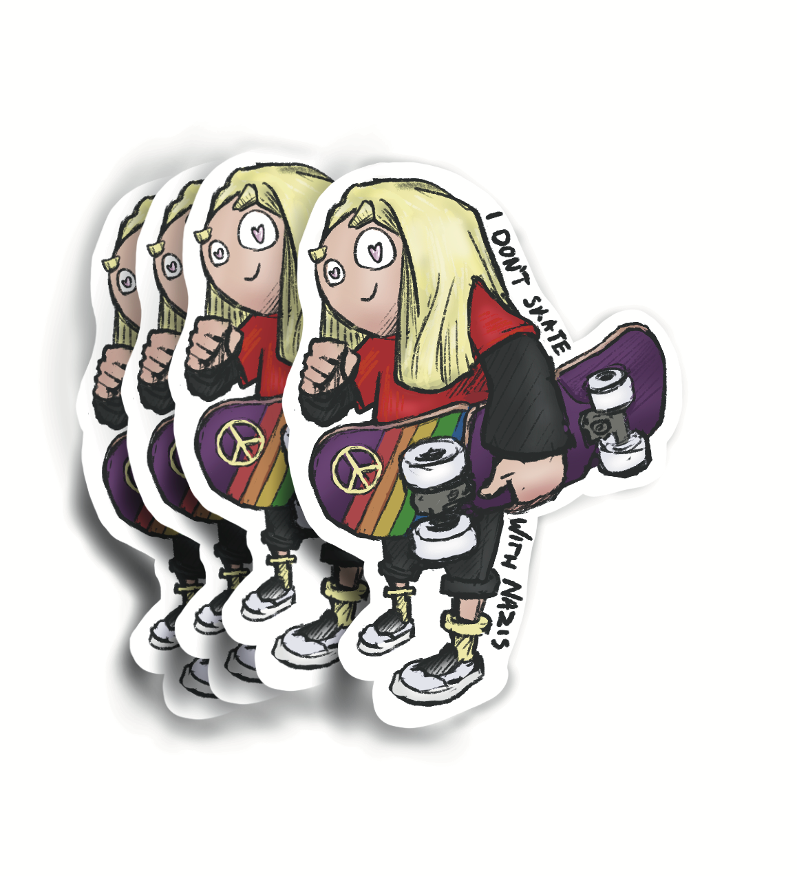 I Don't Skate (Streetboard-Edition) - Stickerset