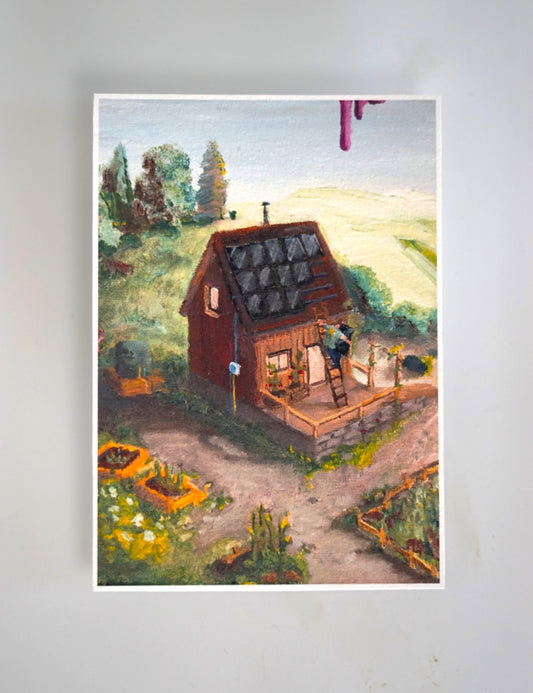 Solar Cottage - Postcard (Print)