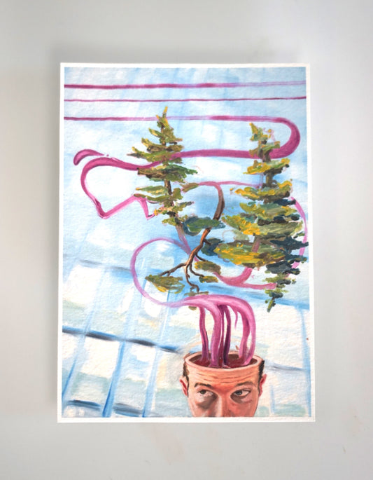 Between the Lines - Postcard (Print)