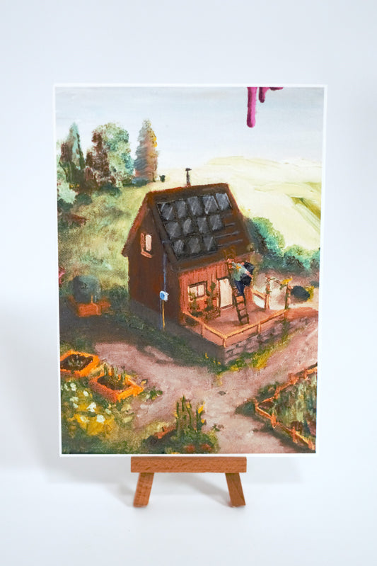 Solar Cottage - Art Print