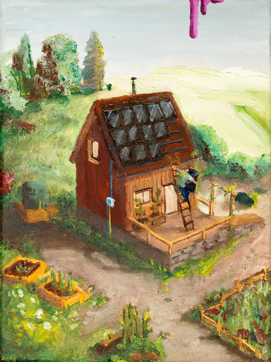SOLAR COTTAGE - original painting