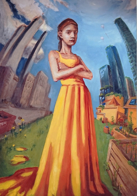 Solar Girl - Art Print